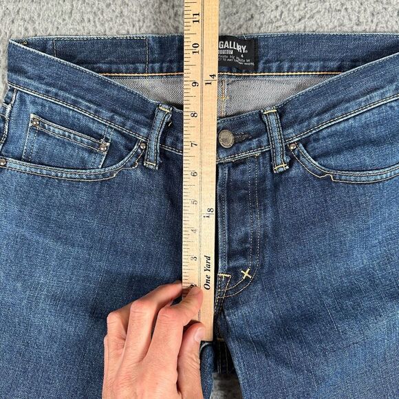 Rude Gallery Jeans Mens 31 Blue Japanese Denim Cotton 0001807 Medium Wash - Picture 8 of 16